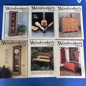 Lot Of 6 The Woodworker’s Journal Magazine January1987/December1987 - Picture 1 of 7