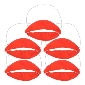 5 Piezas Juguete Boca Grande Hombre Labios Cosplay Suministros Falsos para Halloween - Imagen 1 de 12