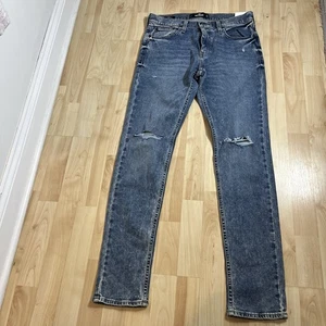 Hollister Herren Jeans Distressed Skinny Epic Flex Blau Größe 31/32 - Bild 1 von 7