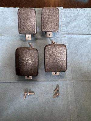 1972-1974 Dodge CHALLENGER SHOULDER BELT CLIP SET Black Used Condition OEM/Used - Image 1 of 4