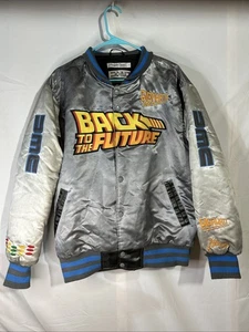 HEADGEAR CLASSICS BACK TO THE FUTURE DELOREAN SATIN JACKET - 80’S - Large - Picture 1 of 14