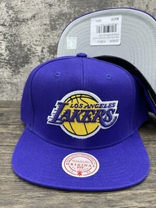 Cappello snapback Mitchell & Ness Los Angeles LA Lakers viola/viola grigio fondo - Foto 1 di 9