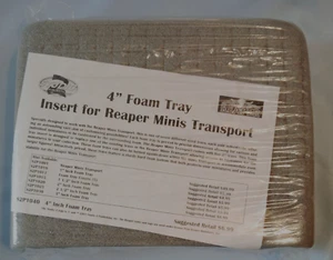 4" Foam Tray Insert for Reaper Minis Transport - Picture 1 of 1