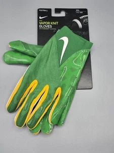 Nike Oregon Ducks Vapor Knit Football Gloves Men's XXL Disney FN5284-314 - Picture 1 of 4