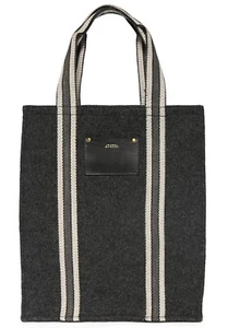 ISABEL MARANT ARUBA PUEBLA LOGO TOTE BAG HANDBAG PM0008FAA3X30M02DG - Picture 1 of 5