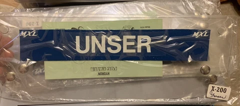 Bobby Unser Indy 500 Official Racing Visor/Face Shield NOS Rare Cover