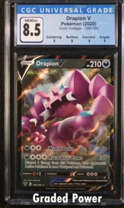 Vivid Voltage Drapion V CGC 8.5 Holo (7090) 106/185 Pokemon - Imagen 1 de 1
