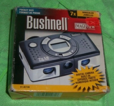 Bushnell #11-0718 Binocular & Digital Camera 7 x 18 Imageview w/usb port 2004 - Image 1 of 4