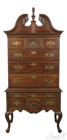 F57479EC: HENKEL HARRIS Mahogany Philadelphia Highboy Cover