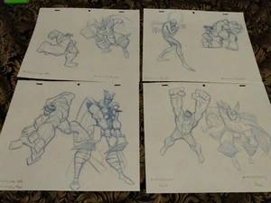 HULK VS. THOR Marvel Animación Concepto Arte Cómic Película CONCEPTO Lote RARO - Imagen 1 de 12