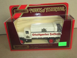 438p 1987's Matchbox Y6 Macao Mercedes-Benz L5 Lorry 1932 Hofbräu 1:69 + Box - Picture 1 of 9
