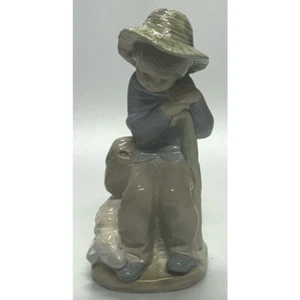 Vintage Zephir Made In Spain Boy Shepherd With Sheep 8" - Picture 1 of 6