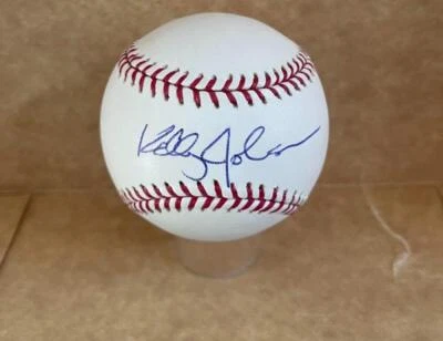 KELLY JOHNSON RED SOX/YANKEES/BRAVES FIRMADO AUTOMÁTICO M.L. BÉISBOL BAS BC94374 Foto 1 de 2