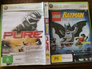 Lego Batman the Video Game & Pure Double Pack XBOX 360. Free Postage.  - Picture 1 of 4