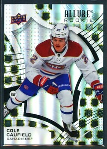 Cole Caufield 2021-22 Upper Deck Allure NHL Shield 1917 Rookie RC #101 Canadiens