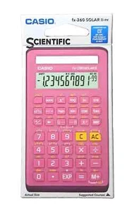 Casio Scientic Calculator FX-260 Solar II PINK - Picture 1 of 1