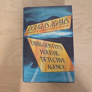 Douglas Adams - Dirk Gently's Holistic Detective Agency First Edition 1987 HC/DJ - Picture 1 of 8