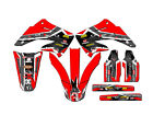 2004-2012 Cr 250 R Podium Rojo Senge Gráficos Kit Compatible Con Honda