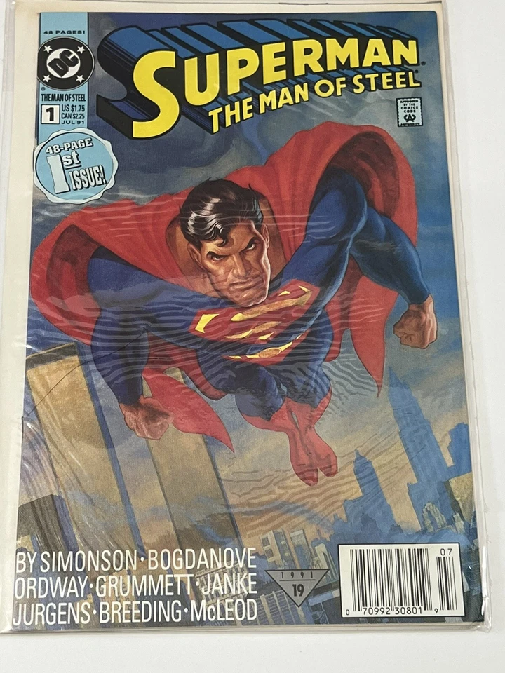Superman: The Man of Steel #1 (DC Comics July 1991)