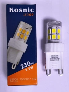 2x 2.5W Kosnic LED Mini G9 Capsule 6500K Light Bulb Lamp Halogen Replacement - Picture 1 of 1