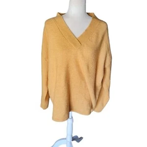 Witty Fox Oversized V Neck Sweater Size Medium acrylic blend fall vibes - Bild 1 von 6