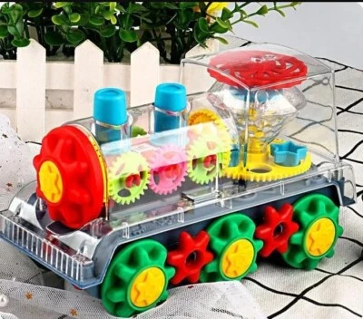 PEBBLE HUG Gear LED Flash Active Train, transparente Optik, Zugspiele