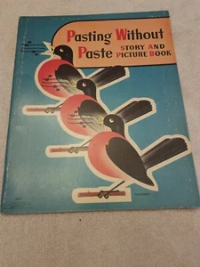 1941 Pasting Without Paste Story and Picture Book Saalfield - Bild 1 von 6