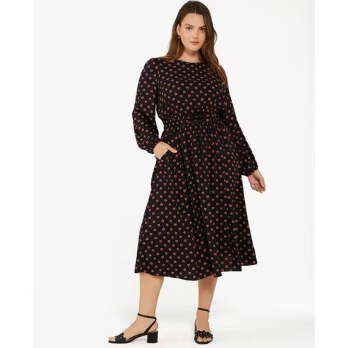 Abito midi Geo in feltro con cuore Kate Spade NUOVO