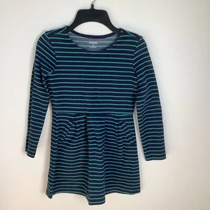 Gymboree Girls M 7-8 Long Sleeve Striped Sweater Dress H1 - Picture 1 of 11