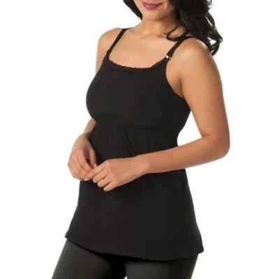 Maternity To Nursing Babydoll Tank With Full Sling Black Size L - Image 1 of 2