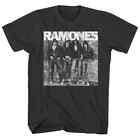 The Ramones Men's T-Shirt Black Medium  1St Album Cover Design Short Sleeve Tee