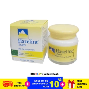 HAZELINE Snow Moisturizing Cream Whitening Natural ProtectSkin 100g FREE SHIP - Picture 1 of 9