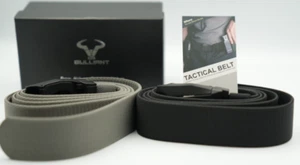 Bulliant Tactical Belt 2er Pack - Schnellverschluss Gurtband Gürtel (schwarz & grau) - Bild 1 von 7