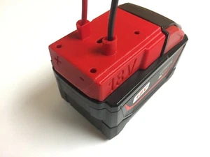 Adaptador de batería HR para conector de alimentación de base Milwaukee 18V M18 XC18 - Imagen 1 de 6