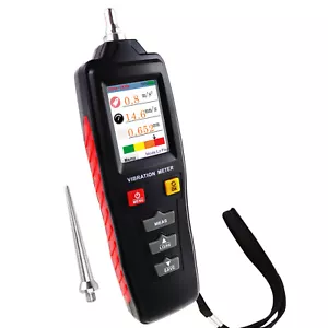 Piezoelectric Vibrometer Meter Acceleration Velocity & Displacement Measurement - Picture 1 of 12