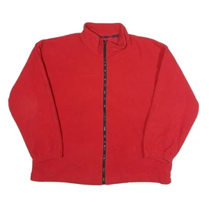 ST JOHN'S BAY Womens Red Jacket XL Polyester Plain Zip Casual Outerwear - Picture 1 of 6