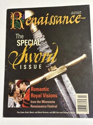 Renaissance Magazine 2002 Special SWORD Issue Vol 7 #2 Issue #26 - FREE SHIP - Image 1 of 2