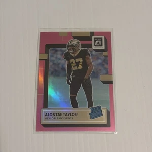 2022 Panini Donruss Optic - Rated Rookie Alontae Taylor #300 Pink Prizm (RC) - Bild 1 von 7
