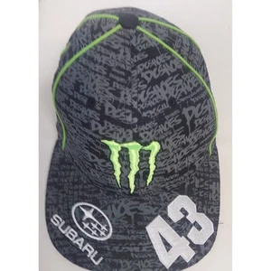 Monster Energy Subaru Rally Team USA Flexfit Hat Cap L-XL 43 - Picture 1 of 7
