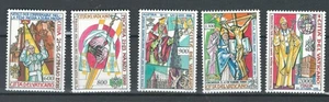 VATICAN EUROPE POPE VISIT  COMMEMORATIVE  MNH SET STAMPS  LOT (POP 376) - Picture 1 of 1