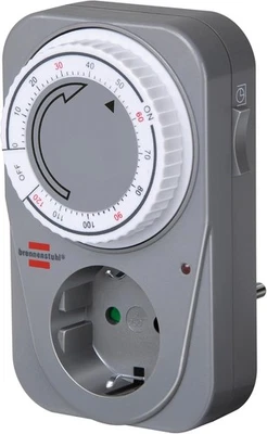 Brennenstuhl Countdown Timer MC 120, mechanische Timer-Steckdose (Timer für Stec - Bild 1 von 2