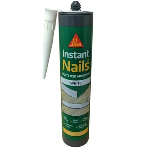PACK of 6 Sika Instant Nails High Strength Multi-Use Adhesive 290ml White - Picture 1 of 1