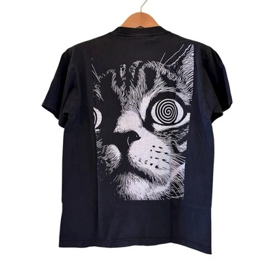 Camiseta Cat Joy Division Furry Pleasures Vintage Moderna Banda Reimpresión Talla L Foto 1 de 4