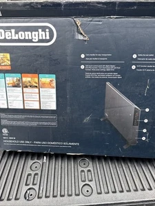 DeLonghi Convection Panel Heater, Full Room Quiet 1500W, Asphalt Gray READ DESCR - Picture 1 of 3