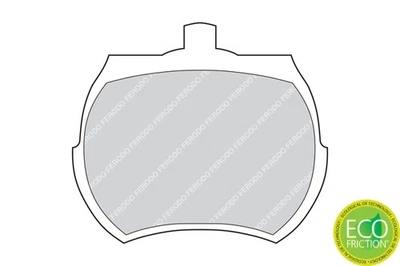 FERODO FDB824 Kit pastiglie freno, Freno a disco per AUSTIN,AUSTIN-HEALEY,INNOCE - Immagine 1 di 3