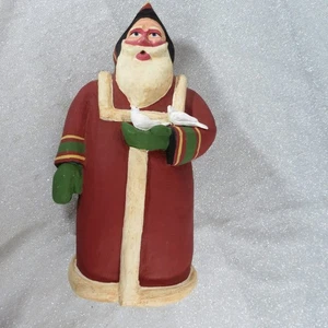 Vintage Department 56 Santa Ornament Holding Doves - Picture 1 of 5