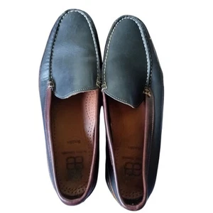 Allen Edmonds Slip On Shoes Boulder 71801 Black Brown Leather Mens Size 11 D - Picture 1 of 14