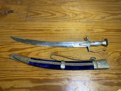 Коллекционный меч винтажный меч индо-персидский могольский короткий меч кинжал - Изображение 1 из 4