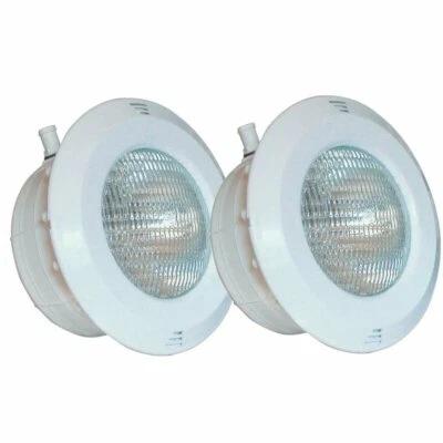 MLS GERMANY 2 Stück Unterwasserscheinwerfer 20 Watt mit LED Poolleuchten Schwimmbadleuchte