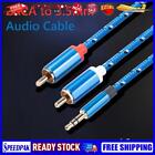 HiFi Stereo 2RCA To 3.5mm Audio Cable for Amplifiers Audio Home Theater (1m)
